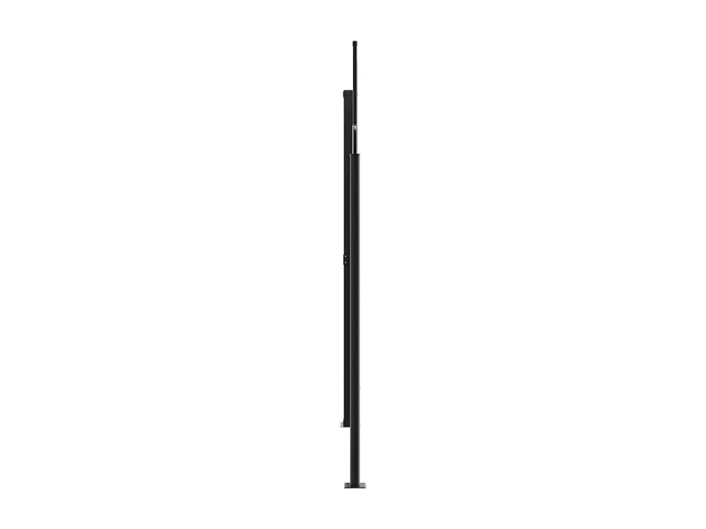 Tenda laterale retrattile antracite 200x600 cm con Telo Impermeabile