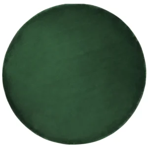 Tappeto viscosa verde nero ø 140 cm GESI II Set da 3 Pezzi