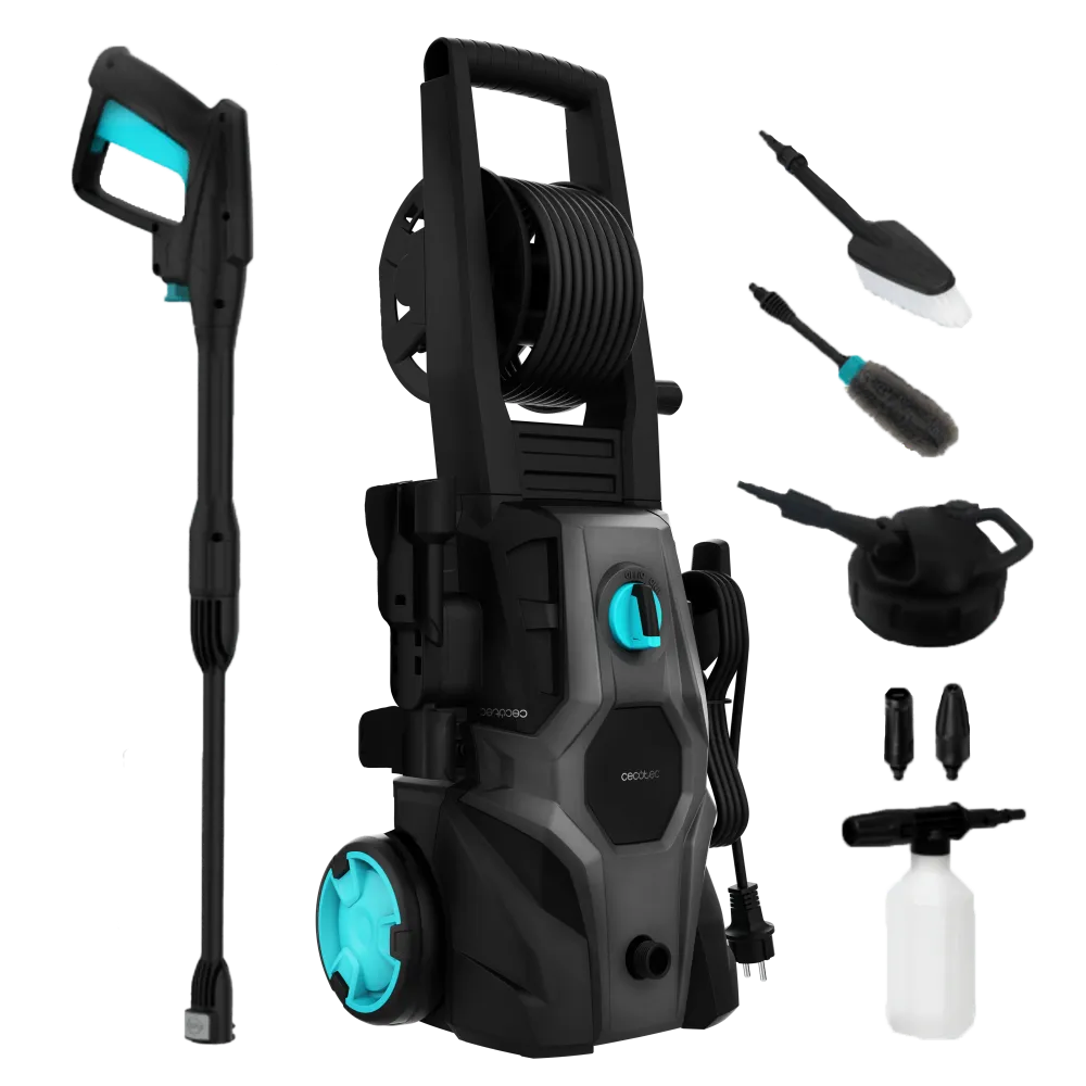 Cecotec HydroBoost 2000 Car e Garden Pro Idropulitrice 150 Bar 450 Litri all'ora con Pompa HardPump