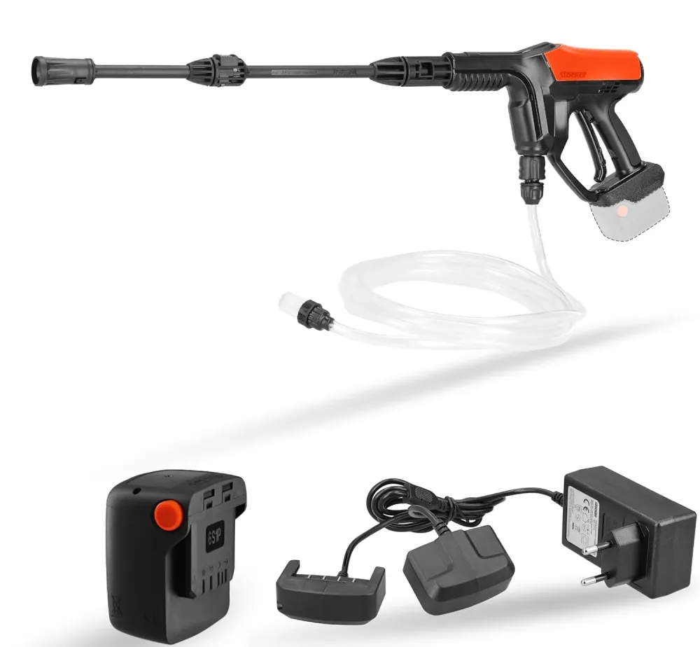 Kit Stocker Calipso Pistola Idropulitrice E-200 + Batteria 2,6 Ah + Caricabatterie + OMAGGI
