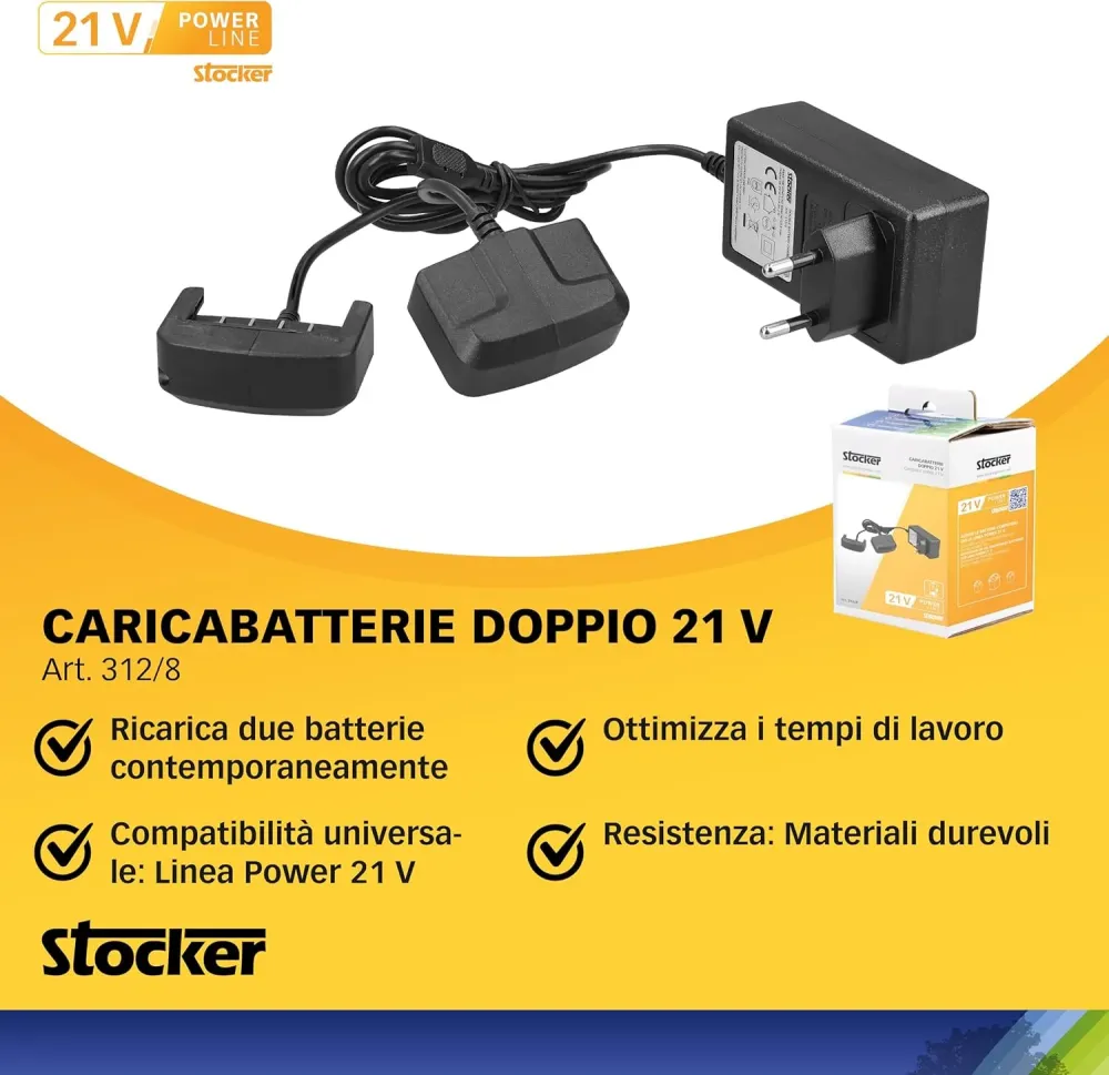 Kit Stocker Calipso Pistola Idropulitrice E-200 + Batteria 2,6 Ah + Caricabatterie + OMAGGI