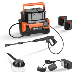 Kit Stocker Idropulitrice E-800 + 2 Batterie 4 Ah + Spazzola Rotativa + Caricabattierie + OMAGGI