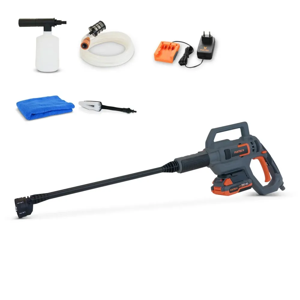Pistola idropulitrice ad alta pressione batteria 20V FUXTEC Set con batteria FX-E1HDR20