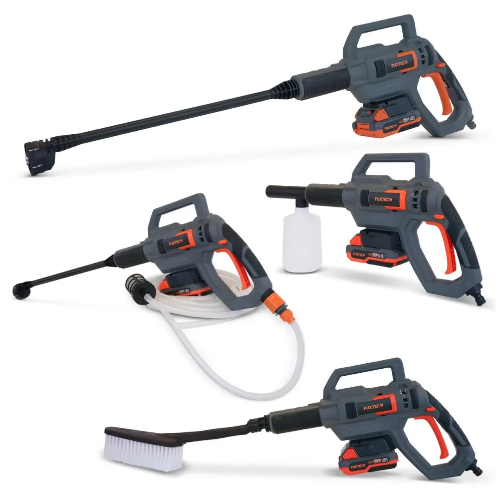 Pistola idropulitrice ad alta pressione batteria 20V FUXTEC Set con batteria FX-E1HDR20
