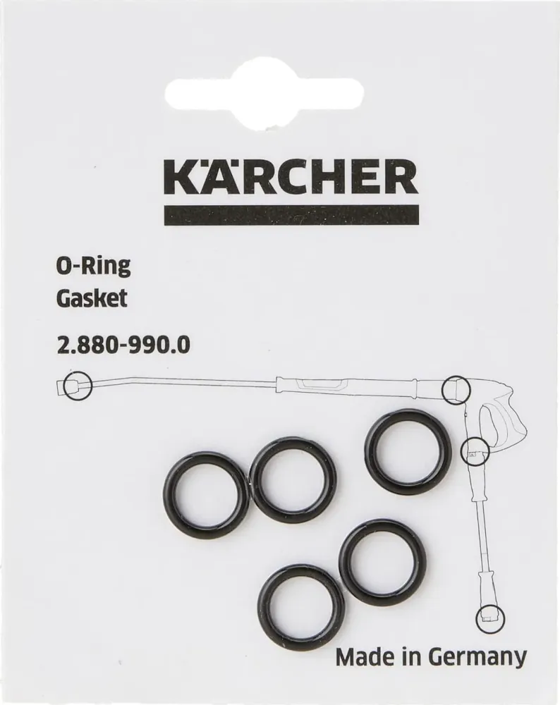 Set 5 Guarnizioni O-ring per Lancia Idropulitrice