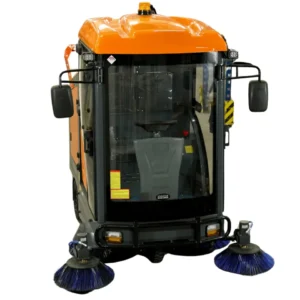 Spazzatrice con cabina Graefer KM180-PRO inclusa idropulitrice
