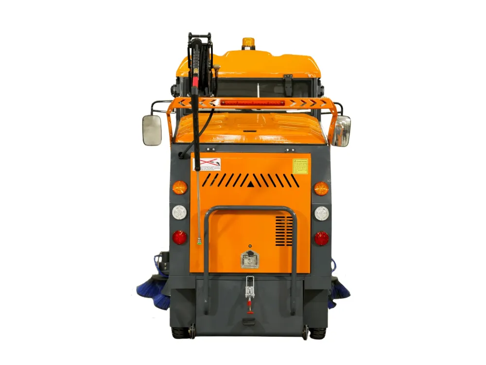 Spazzatrice con cabina Graefer KM180-PRO inclusa idropulitrice