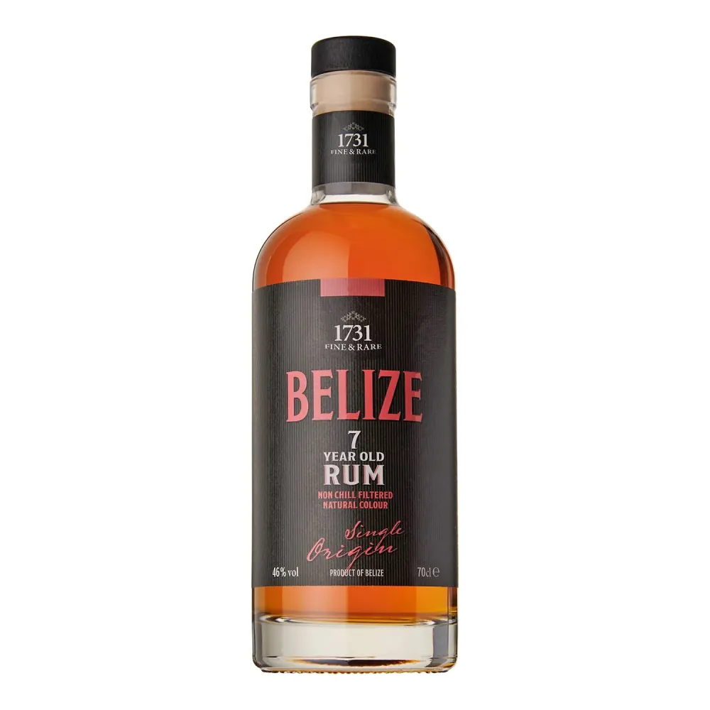 1731 Fine & Rare BELIZE 7 Years Old Single Origin Rum 46% Vol. 0,7l Giftbox