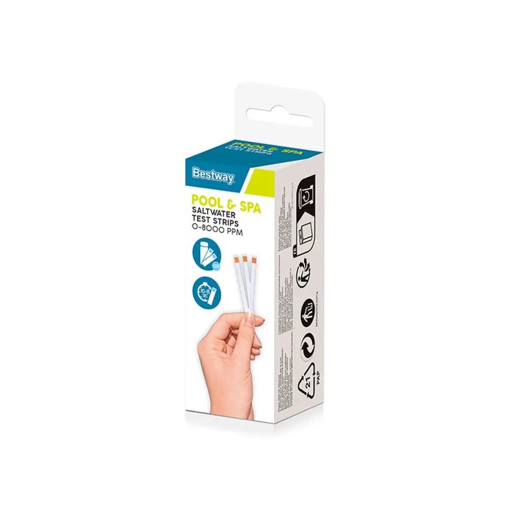 Bestway Bote Tiras Reattive Sistema Salato Piscina e Spa 58767