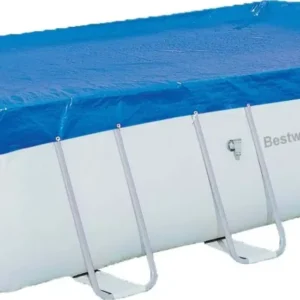 BESTWAY Top Copertura per Piscina 396x185 Cm Telo Copertura Copripiscina per Piscine Rettangolari