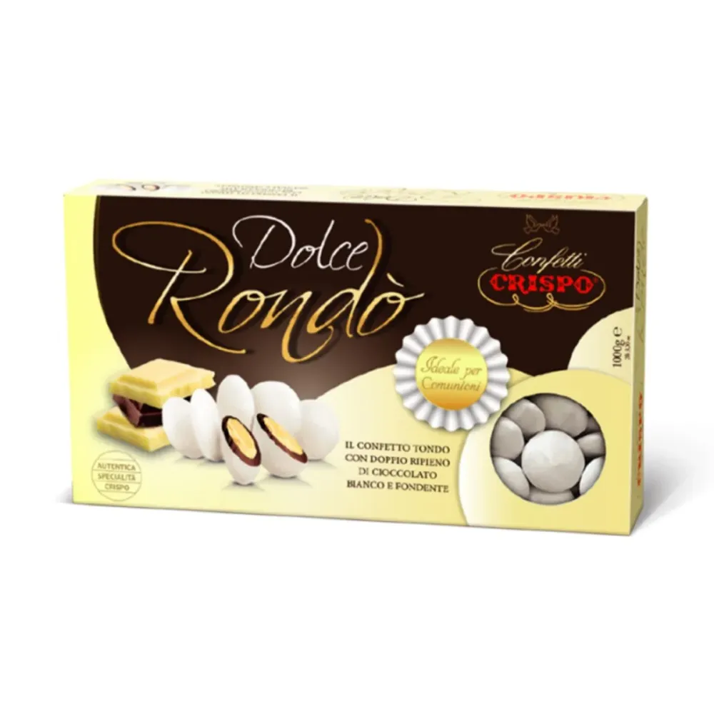 Confetti Crispo - Dolce Rondò Bianco Confetto Bigusto forma di Ostia ideale per Comunioni - 1kg