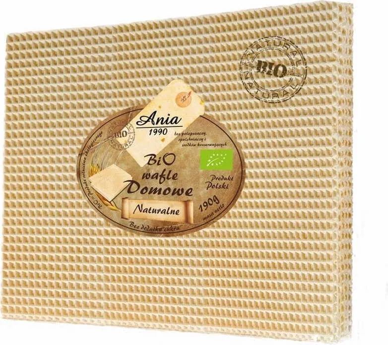 Gaufres naturali fatte casa senza zuccheri aggiunti Bio 190 G Bio Ania DATA : 11.2025
