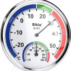 Igrometro Termometro Analogico Interno Esterno Misura Temperatura Umidita' Casa