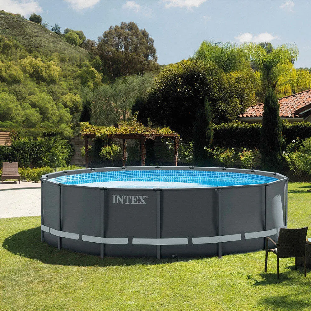 Intex 26326 Piscina Ultra Xtr Frame Cm 488x122 Con Pompa Sabbia
