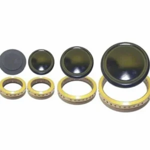 Kit 8pz corona e piattelli smaltati Piano Cottura Tecnogas 390CU018