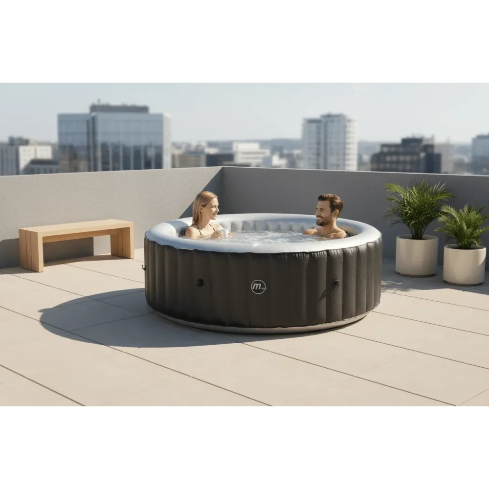 MSpa – Vasca idromassaggio gonfiabile circolare Starry 4–6 persone