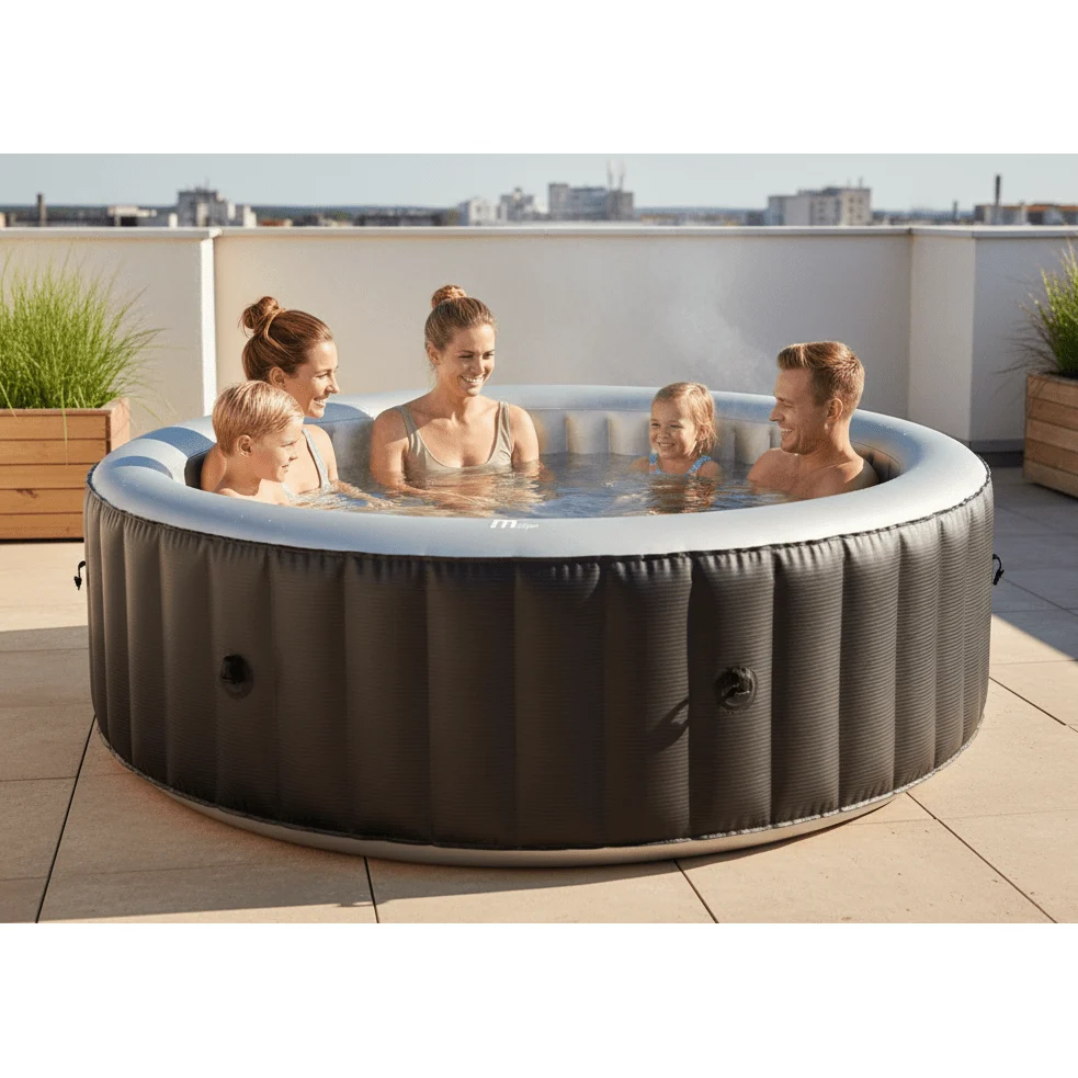 MSpa – Vasca idromassaggio gonfiabile circolare Starry 4–6 persone