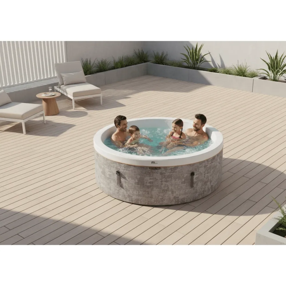 MSpa - Vasca idromassaggio gonfiabile semirigida circolare Cocoon-Eco 4–6 persone