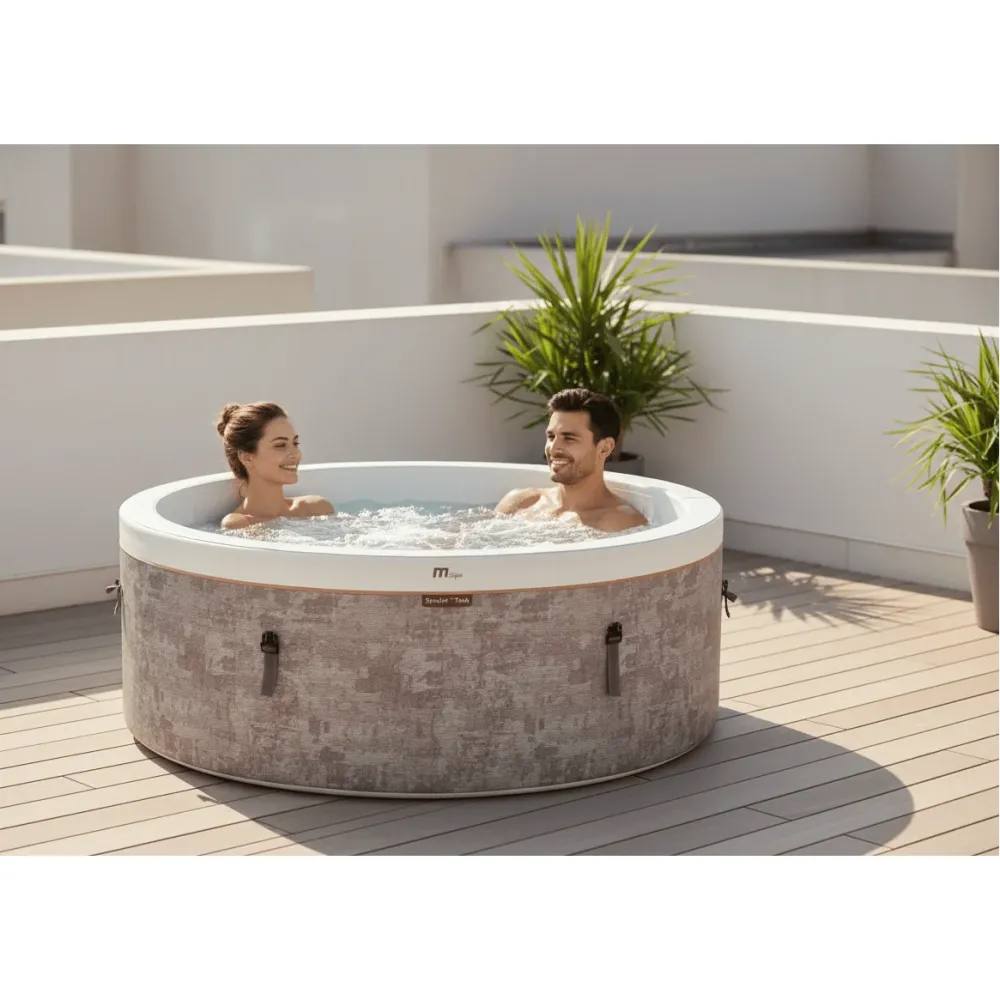 MSpa - Vasca idromassaggio gonfiabile semirigida circolare Cocoon-Eco 4–6 persone