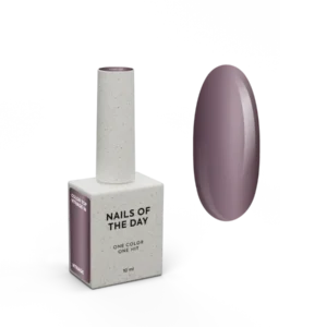 NAILSOFTHEDAY Color Top/Vitrage 16 — Top Coat Vetrata Prugna Polverosa Semitrasparente, 10 ml