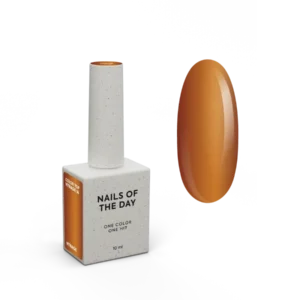 NAILSOFTHEDAY Color Top/Vitrage 14 — Top Coat Vetrata Caramello Semitrasparente, 10 ml