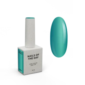 NAILSOFTHEDAY Color Top/Vitrage 13 — Top Coat Vetrata Blu Mare Profondo Semitrasparente, 10 ml