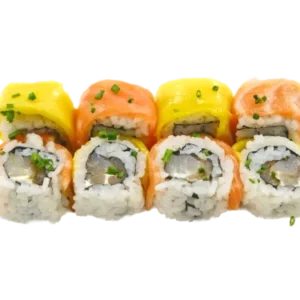 NIMA (branzino, philadelphia, esterno con salmone e mango, erba cipollina 8pz)