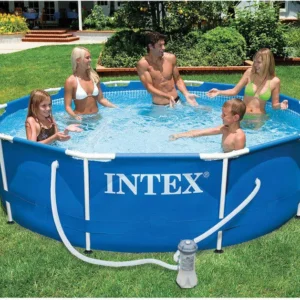 PISCINA CON TELAIO 'LINEA FRAME' cm 305 x 76 - 4485lt pompa 1250 l/h Intex
