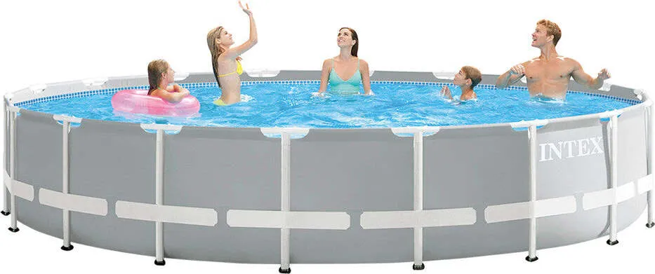 PISCINA CON TELAIO 'LINEA PRISM FRAME' cm 427 x 107 - capacità 12706 lt Intex