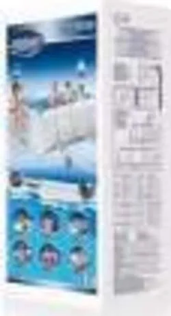 Piscina rettangolare 2.82m x 1.96m x 84cm con pompa e scaletta da giardino e veranda