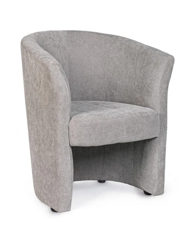 POLTRONA BELIZE GRIGIO CHIARO