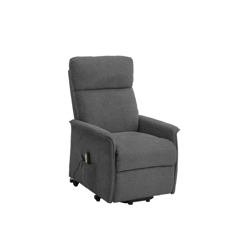 Poltrona Recliner Relax Alzapersona Tessuto Grigio- 1,0 Pz