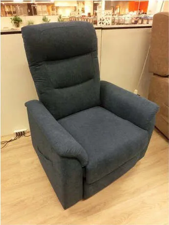 Poltrona relax Amicasa HS 812C EMMA Alzapersona Elettrica Blu