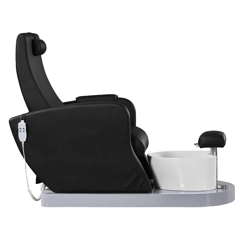 POLTRONA SPA PER PEDICURE AZZURRO 016A NERO CON IDROMASSAGGIO