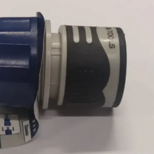 RACCORDO PER TUBO 3/4" - 5/8" - IL PLASTICA RESISTETE E GOMMA 19MM - COLORE BLU/NERO/GRIGIO
