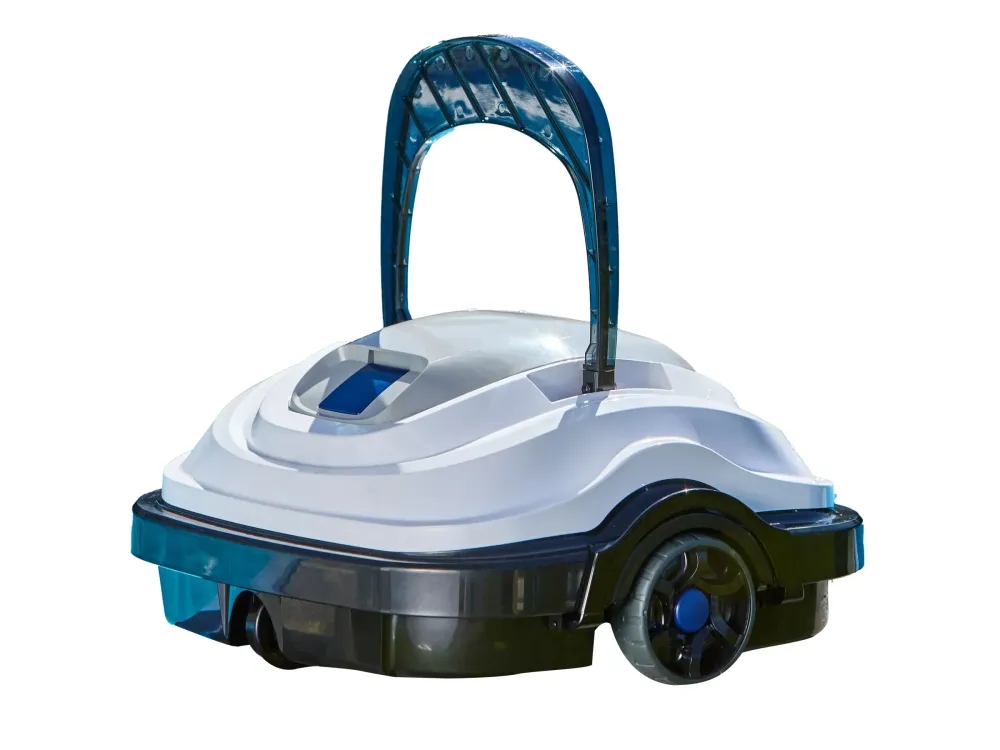 Robottino "Sirena" puliscifondo per piscina automatico con ruote, fino 50 minuti di autonomia