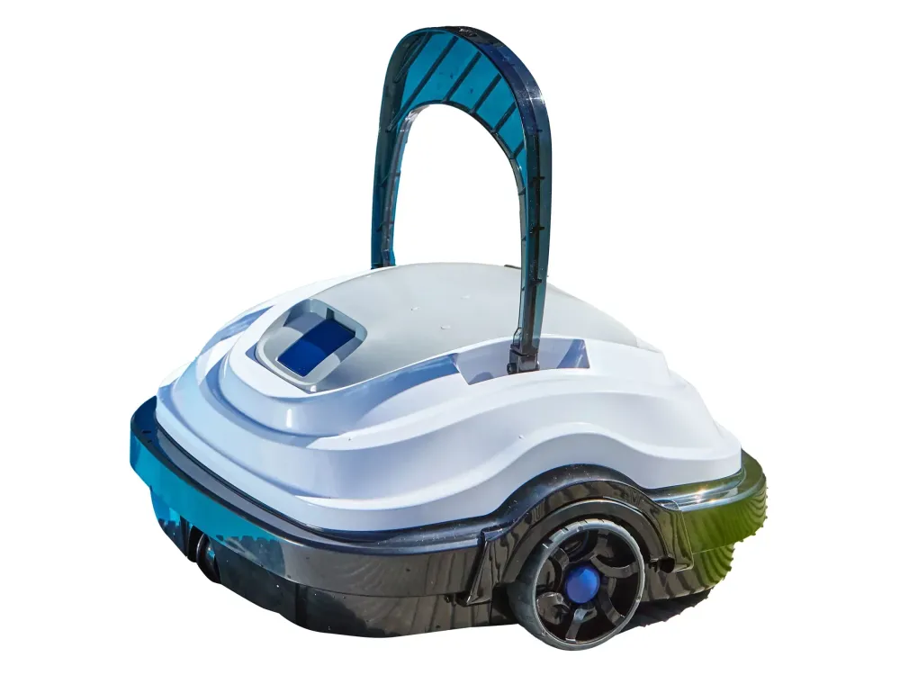Robottino "Sirena" puliscifondo per piscina automatico con ruote, fino 50 minuti di autonomia
