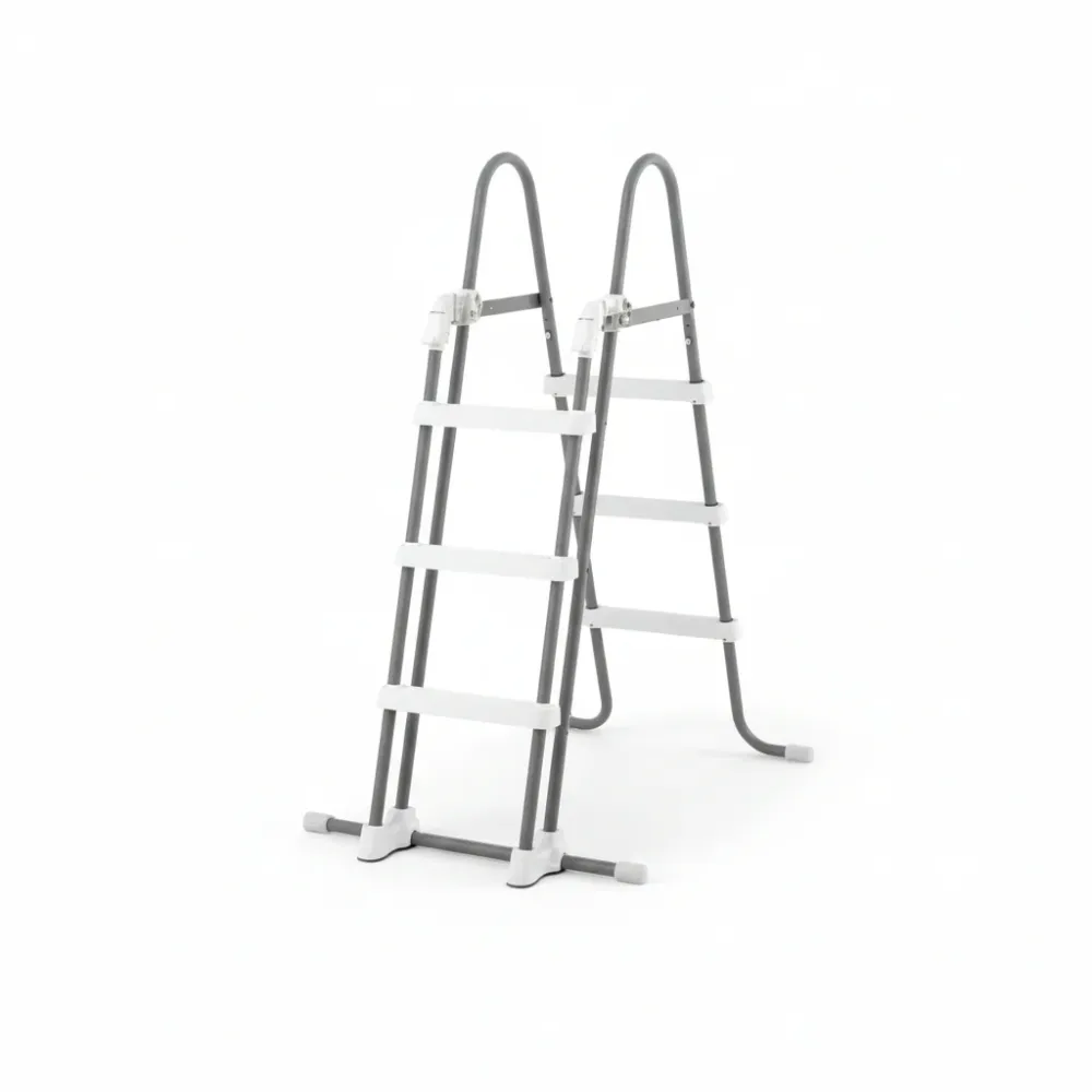 Scaletta 3 Gradini Rimovibili Per Piscine Da Cm.91107H. Peso Kg.33,4 (28075) Intex