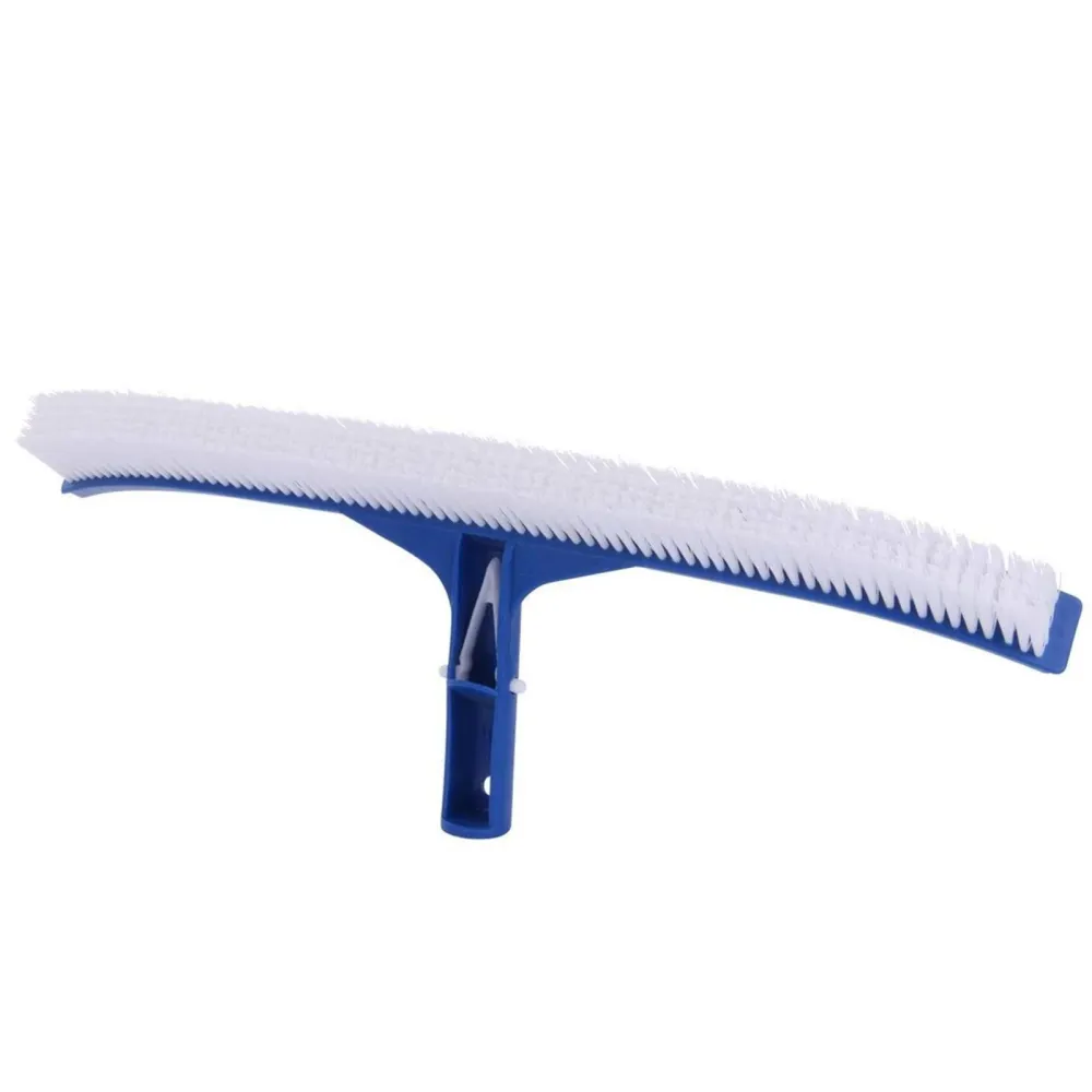 Spazzola nylon per pulizia fondo e parete piscina rinforzo PVC da 45 cm