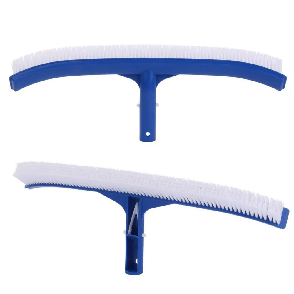 Spazzola nylon per pulizia fondo e parete piscina rinforzo PVC da 45 cm