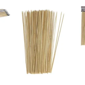 Spiedini bambù naturale 100 pezzi, 30cm - Barbacoa