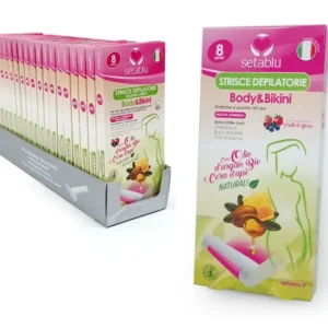 STRISCE BODY BIKINI 8PZ ARGAN E CERA API