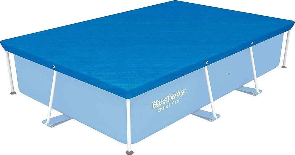 Telo Copertura Per Piscina Steel Pro 259x170x61cm Fuori Terra Rettangolare 58105