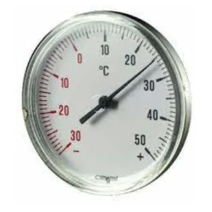 Termometro Corpo Inox Attacco Posteriore 0-60 Gradi Cewal Spa