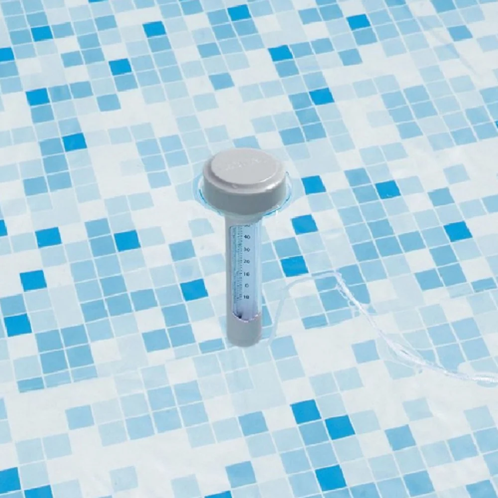 Termometro Galleggiante Per Piscina Abs Temperatura Acqua Con Cordicella 58072
