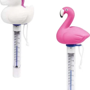 Termometro Galleggiante Per Piscina Forme Fenicottero Unicorno Con Corda 58595
