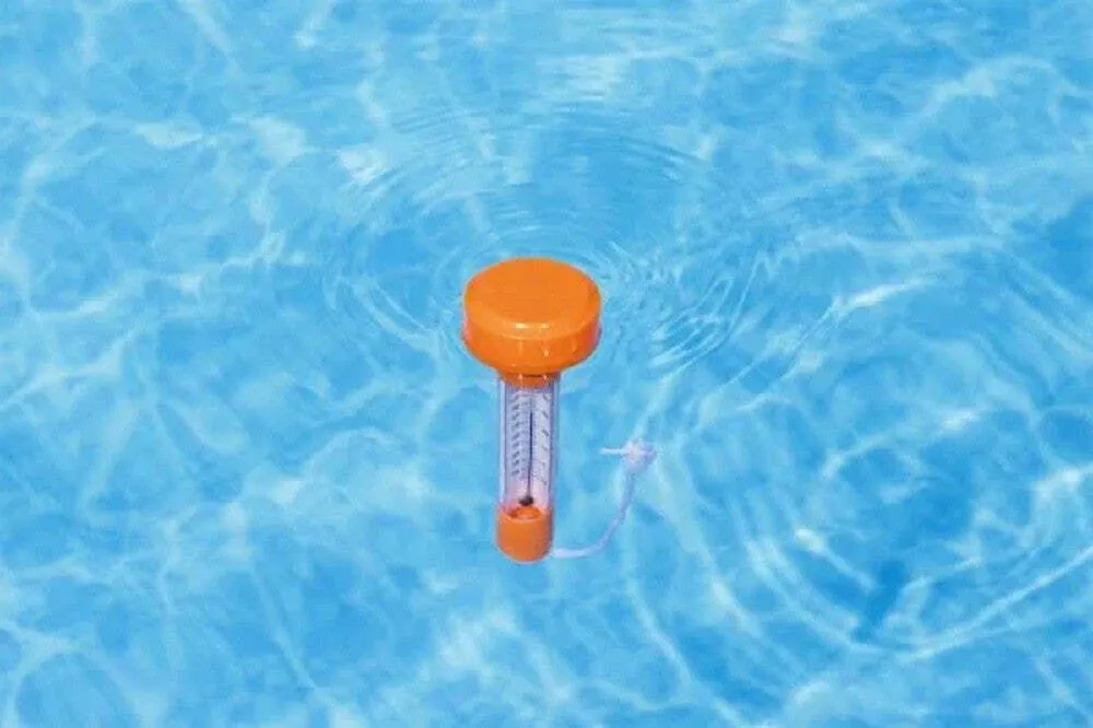 Termometro Galleggiante Piscina Con Cordicella Display 3 Colori Assortiti 58697