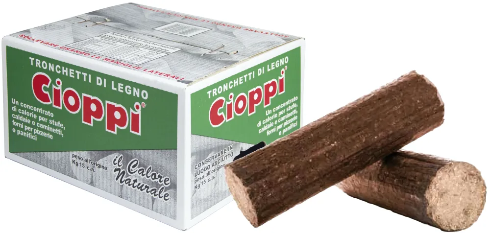 TRONCHETTI DI LEGNO CIOPPI kg. 15