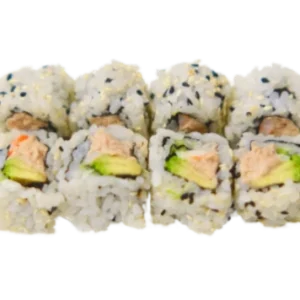 URAMAKI CALIFORNIA (gamberi cotti, avocado, tonno, mayo 8pz)