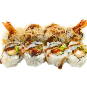 URAMAKI EBITEN(gambero tempura,insalata mayo,teriyaki,kataifi 8pz)